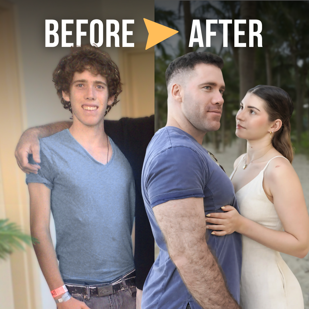 Ben's transformation - before and after